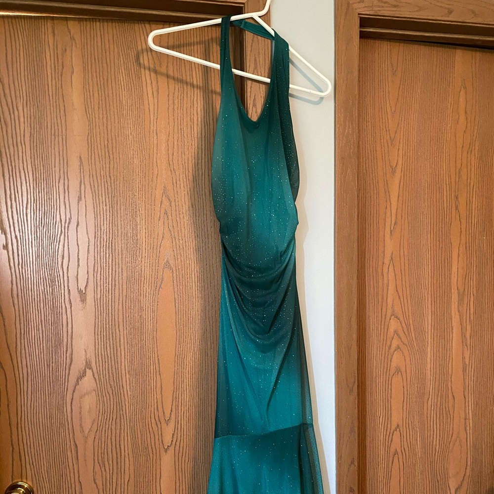 Green prom dress